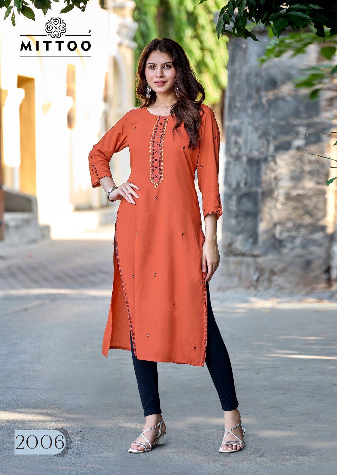  HAYA By MITTOO 2001 To 2006 Series Beautiful Festive Suits Colourful Stylish Heavy Rayon kurtis At Wholesale Price